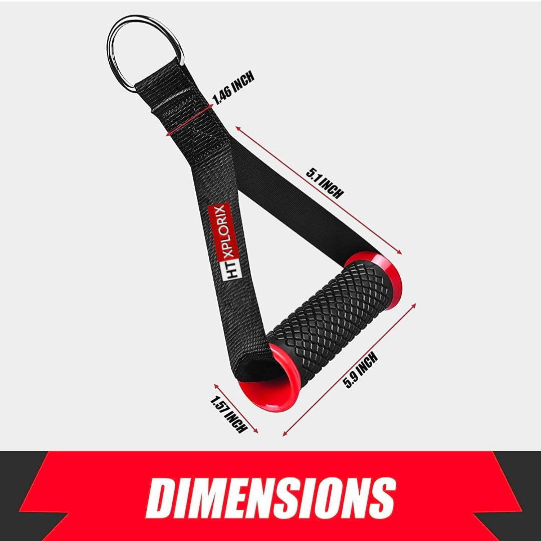 HT XPLORIX™ Pair Nylon Cable Crossover Handle For Cable Attachment