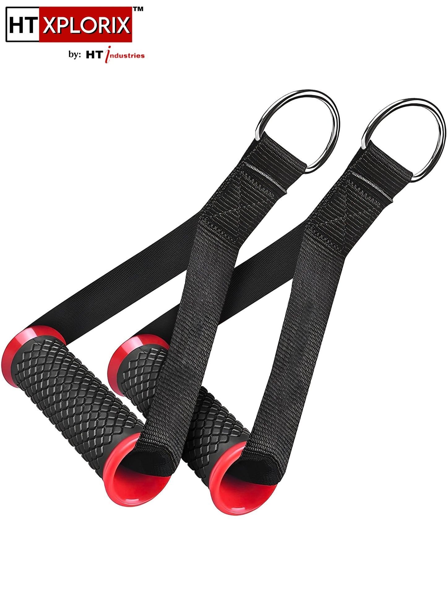 HT XPLORIX™ Pair Nylon Cable Crossover Handle For Cable Attachment