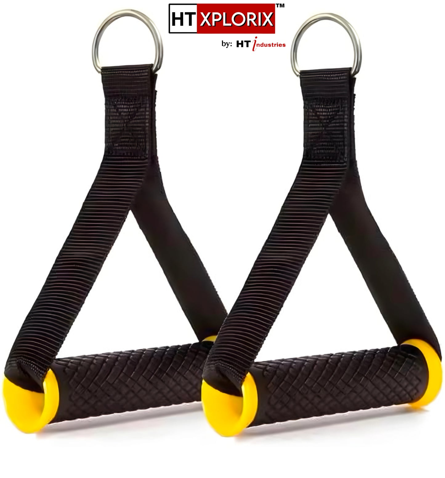 HT XPLORIX™ Pair Nylon Cable Crossover Handle For Cable Attachment