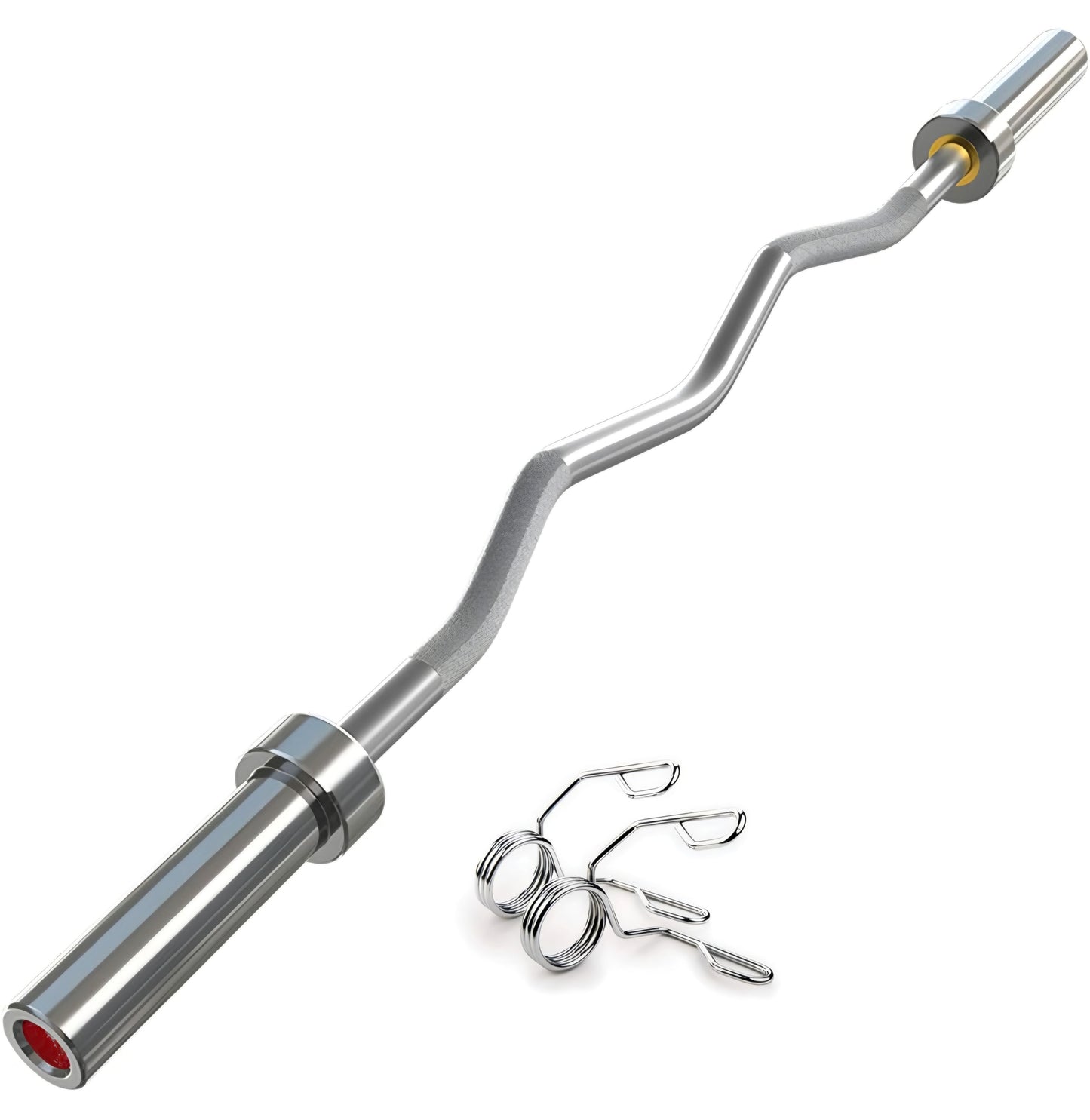 HT XPLORIX™ EZ Curling Olynpic barbell rode with ZIG ZAG knurled grip